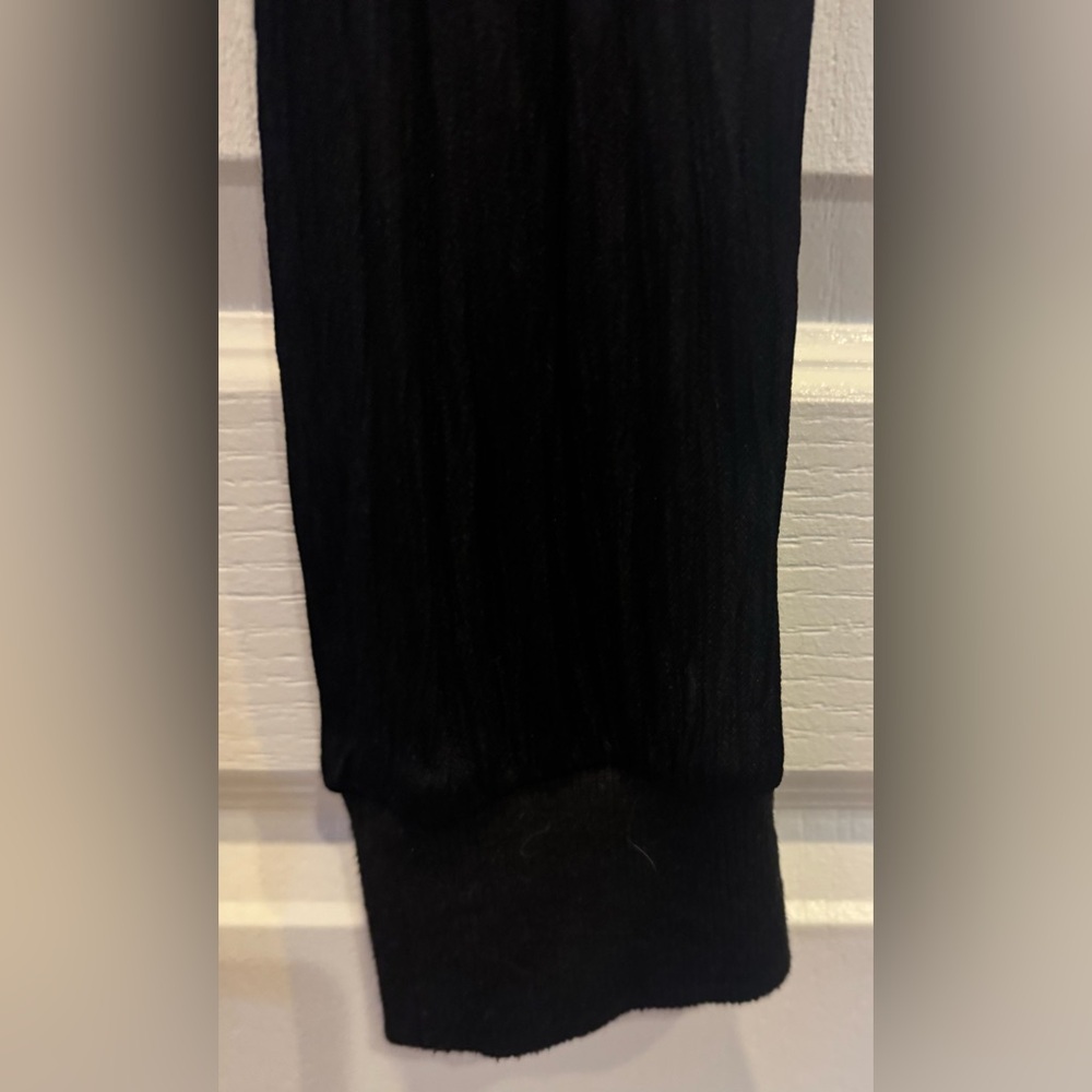BOBI BLACK Sleek Textured Pant in Black Medium REVOLVE Current - Picture 8 of 11